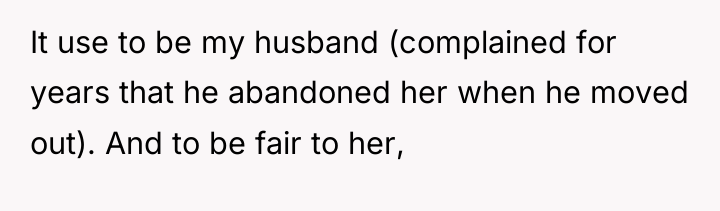 It use to be my husband (complained for years that...