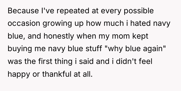 Because I've repeated at every possible occasion growing up how...