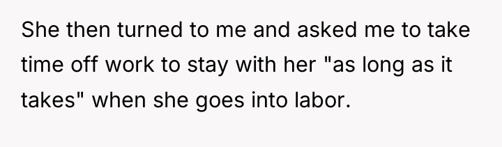 She then turned to me and asked me to take...