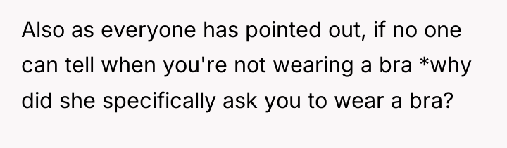 Also as everyone has pointed out, if no one can...