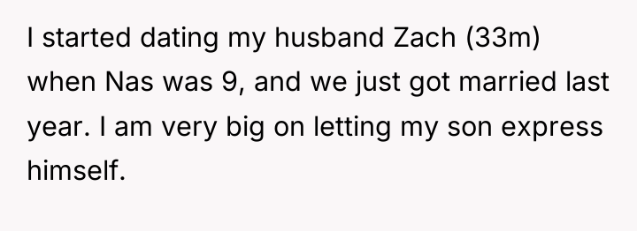 I started dating my husband Zach (33m) when Nas was...