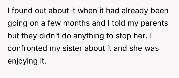 I found out about it when it had already been...