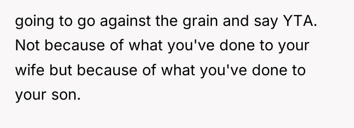 going to go against the grain and say YTA. Not...