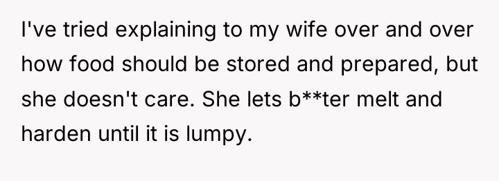 I've tried explaining to my wife over and over how...