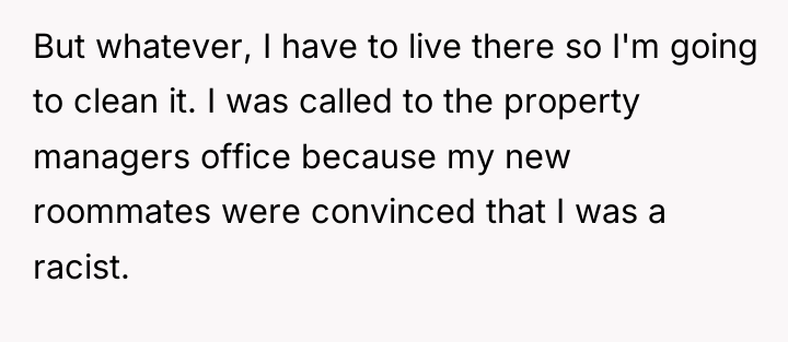 But whatever, I have to live there so I'm going...