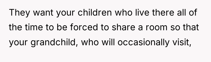 They want your children who live there all of the...