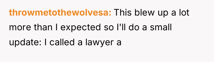 throwmetothewolvesa This blew up a lot more than I expected...