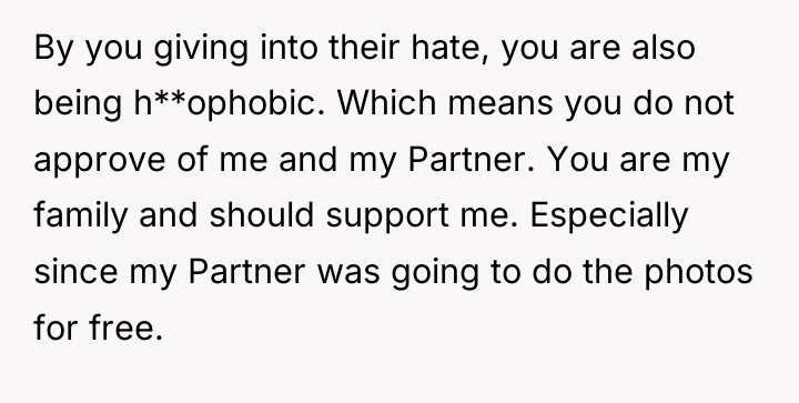 By you giving into their hate, you are also being...