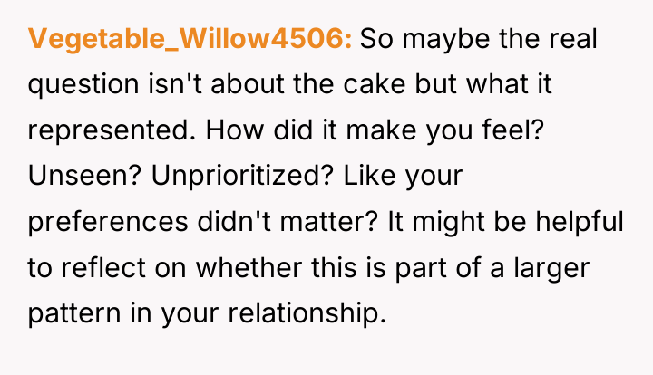 Vegetable_Willow4506 So maybe the real question isn't about the cake...