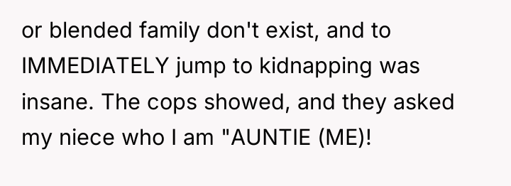 or blended family don't exist, and to IMMEDIATELY jump to...