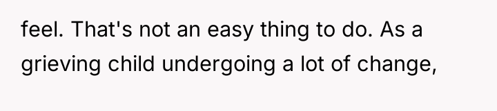 feel. That's not an easy thing to do. As a...
