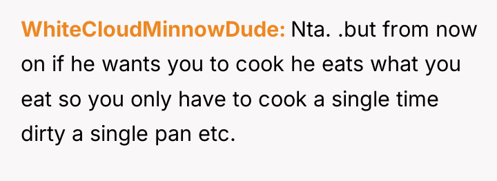 WhiteCloudMinnowDude Nta. .but from now on if he wants you...