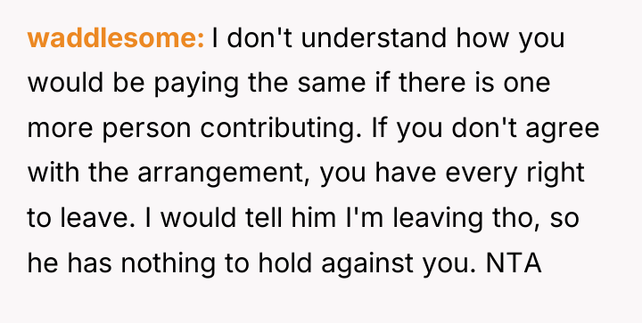 waddlesome I don't understand how you would be paying the...