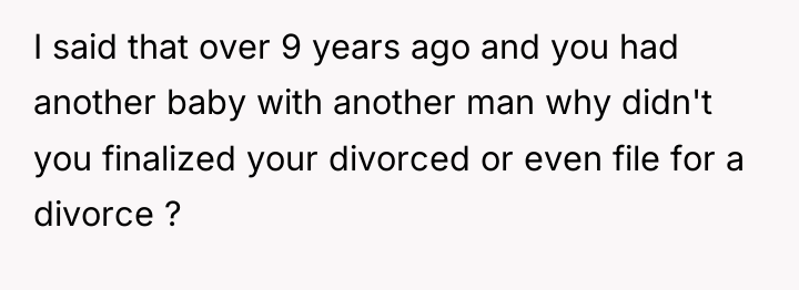 I said that over 9 years ago and you had...