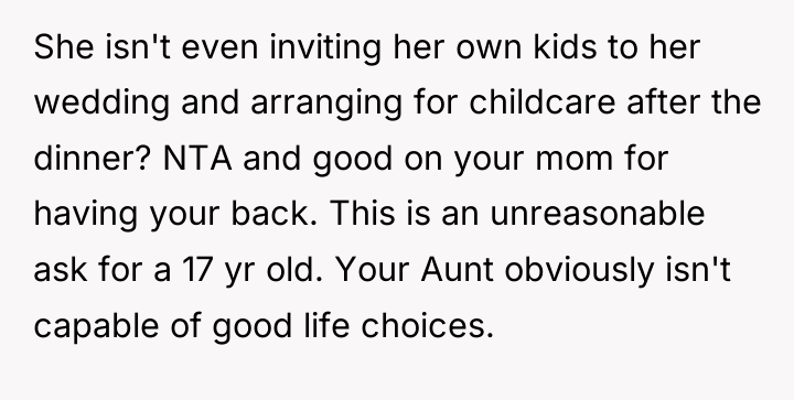 She isn't even inviting her own kids to her wedding...