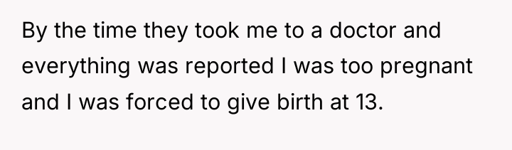 By the time they took me to a doctor and...