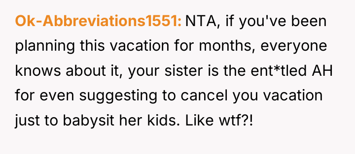 Ok-Abbreviations1551 NTA, if you've been planning this vacation for months,...