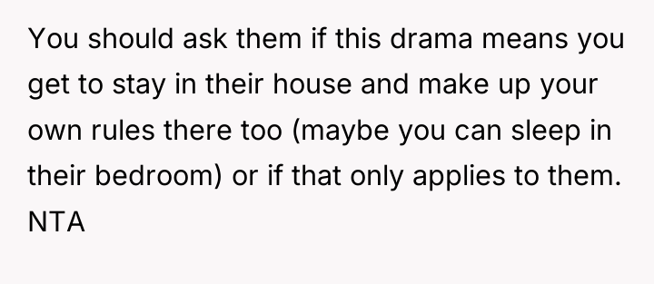 You should ask them if this drama means you get...