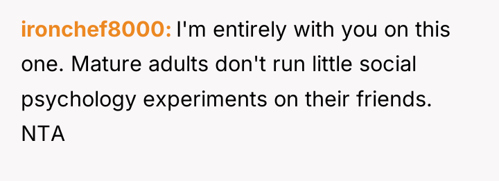 ironchef8000 I'm entirely with you on this one. Mature adults...