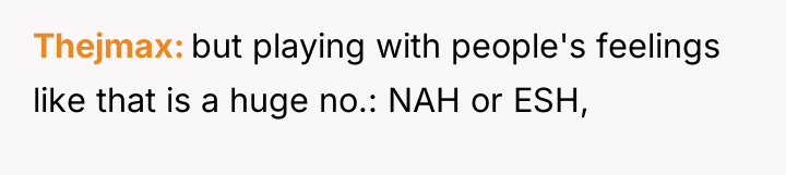 Thejmax but playing with people's feelings like that is a...
