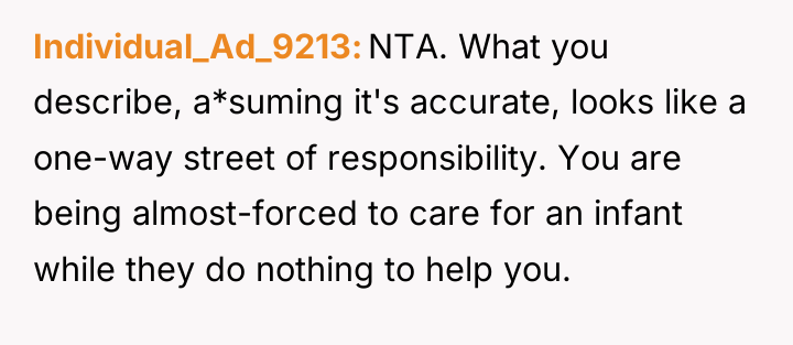 Individual_Ad_9213 NTA. What you describe, a*suming it's accurate, looks like...