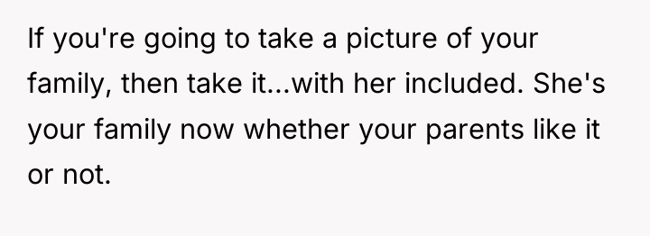 If you're going to take a picture of your family,...