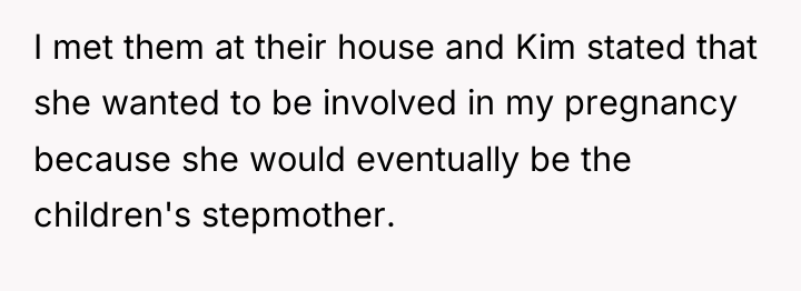 I met them at their house and Kim stated that...