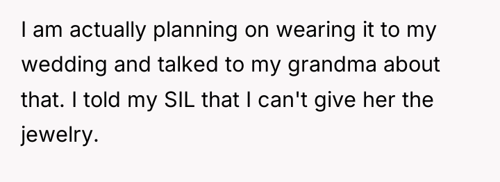 I am actually planning on wearing it to my wedding...