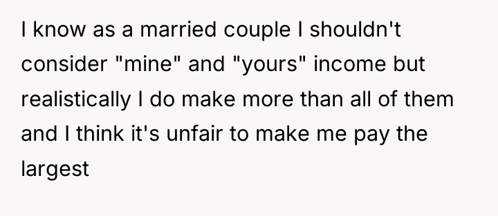 I know as a married couple I shouldn't consider "mine"...
