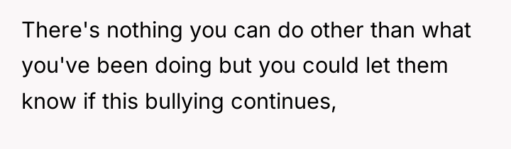 There's nothing you can do other than what you've been...