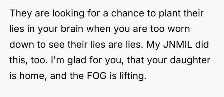 They are looking for a chance to plant their lies...