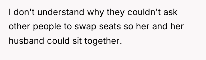 I don't understand why they couldn't ask other people to...