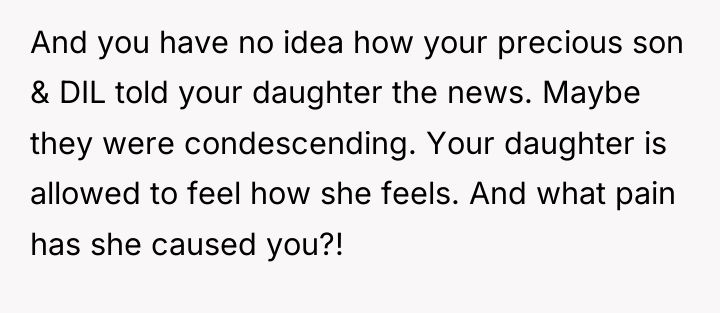And you have no idea how your precious son &...