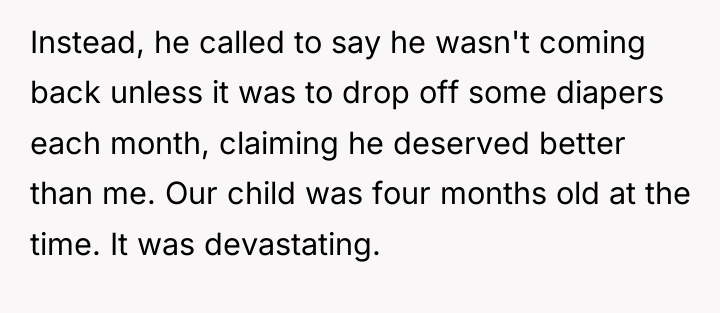 Instead, he called to say he wasn't coming back unless...