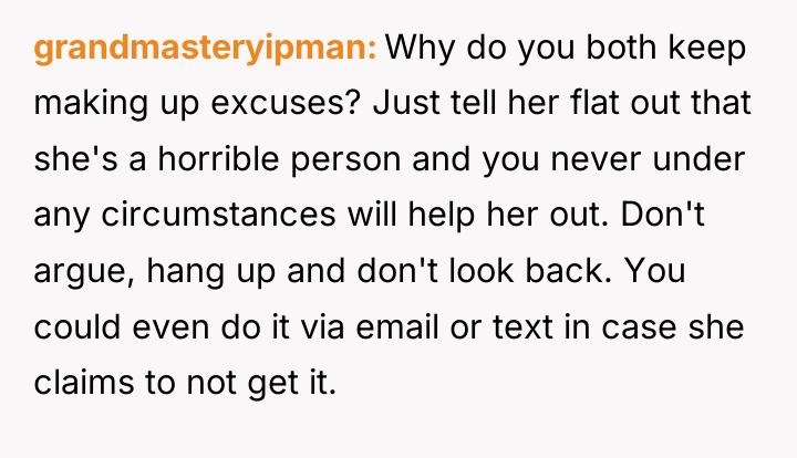 grandmasteryipman Why do you both keep making up excuses? Just...