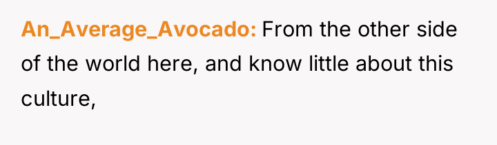 An_Average_Avocado From the other side of the world here, and...