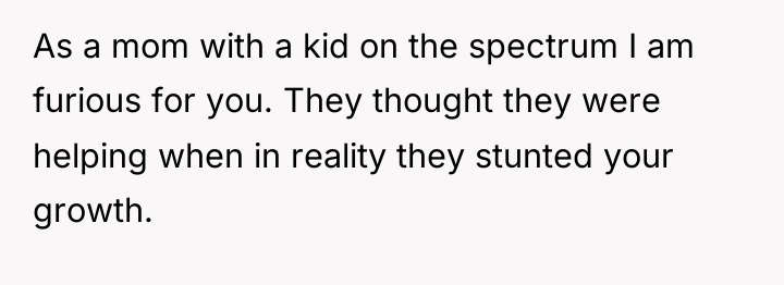 As a mom with a kid on the spectrum I...