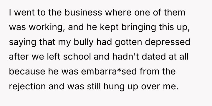 I went to the business where one of them was...