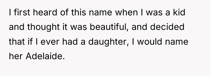 I first heard of this name when I was a...