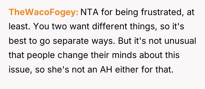 TheWacoFogey NTA for being frustrated, at least. You two want...