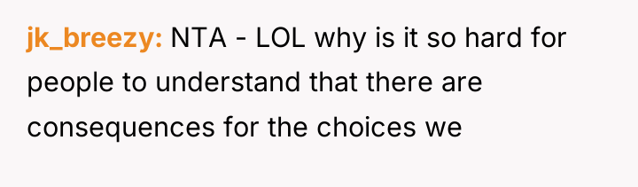 jk_breezy NTA - LOL why is it so hard for...