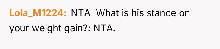 Lola_M1224 NTA What is his stance on your...