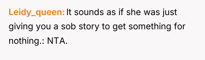 Leidy_queen It sounds as if she was just giving you...