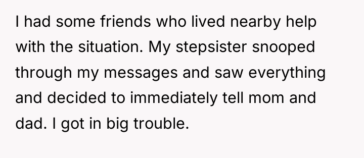 I had some friends who lived nearby help with the...