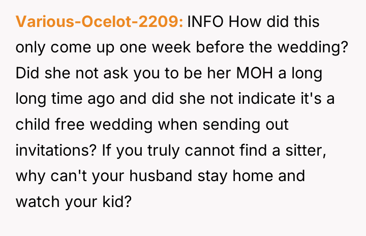 Various-Ocelot-2209 INFO How did this only come up one week...