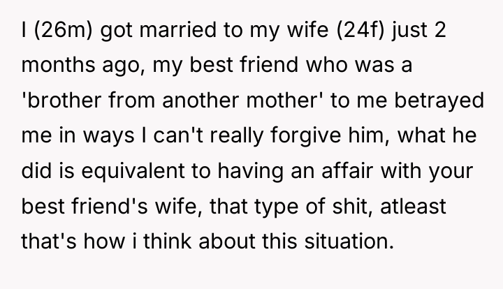 I (26m) got married to my wife (24f) just 2...
