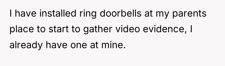 I have installed ring doorbells at my parents place to...