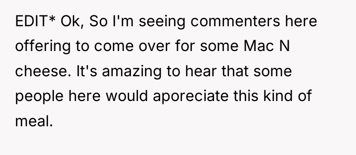 EDIT* Ok, So I'm seeing commenters here offering to come...