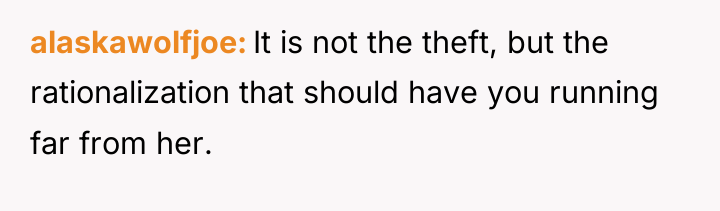alaskawolfjoe It is not the theft, but the rationalization that...