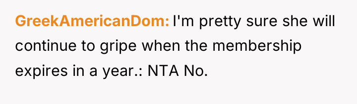 GreekAmericanDom I'm pretty sure she will continue to gripe when...